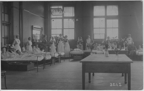 Photographic Postcard of Manchester hospital