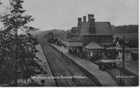 Railway Station Postcard