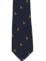 Royal Artillery Blue background Logo tie