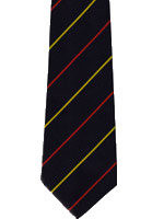Royal Army Medical Corps Narrow Stripe Tie