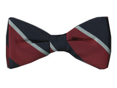 RAF Bow Tie Polyester striped