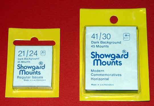 showgard stamp mounts