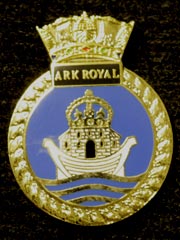 HMS Ark Royal lapel badge