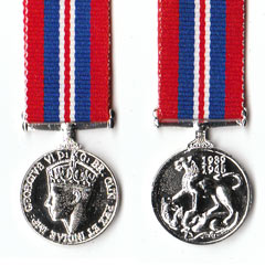 War Medal miniature