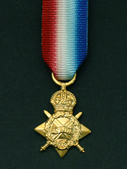 WW1 1914-15 miniature star medal