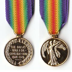 WW1 1914-19 miniature victory medal